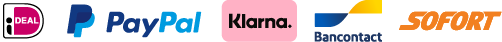 Betaalwijzen: iDEAL, PayPal, Klarna, Bancontact & Sofort