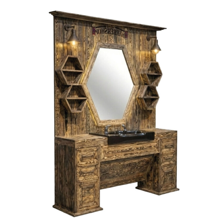 Barvello Kappers Unit Wood